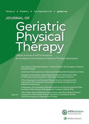 Journal of Geriatric Physical Therapy