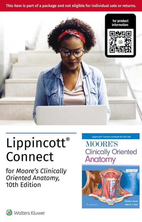 Moore's Clinically Oriented Anatomy, 10e Lippincott Connect Print Book and Digital Access Card Package
