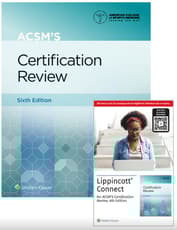 ACSM's Certification Review, 6e Lippincott Connect Print Book and Instant Digital Access Package