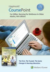 Lippincott Coursepoint Enhanced for Miller's Nursing for Wellness in Older Adults