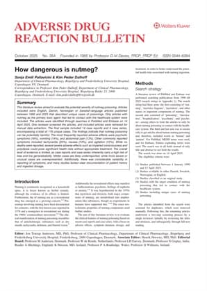 Adverse Drug Reaction Bulletin