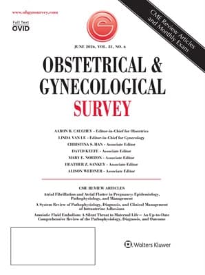 Obstetrical & Gynecological Survey
