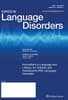 Topics in Language Disorders