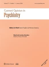 Current Opinion in Psychiatry Online