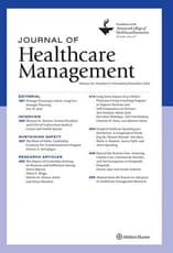 Journal of  Healthcare  Management