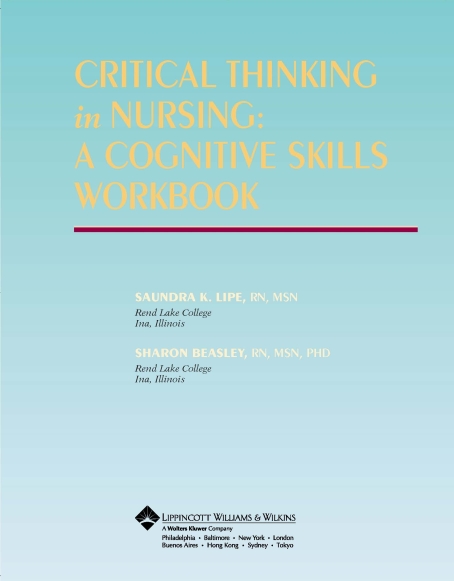 VitalSource for Critical Thinking in Nursing: A Cognitive Skills Workbook