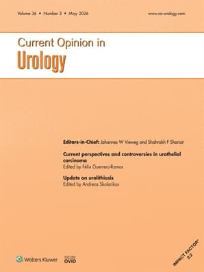 Current Opinion in Urology Online