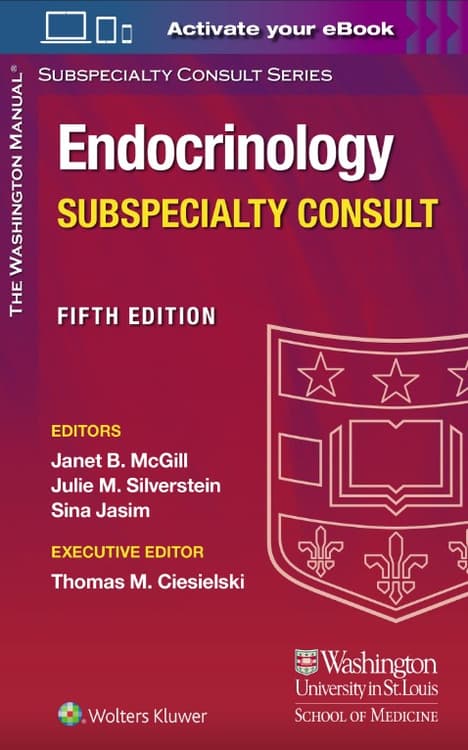 The Washington Manual Endocrinology Subspecialty Consult