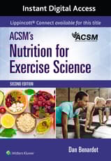 ACSM's Nutrition for Exercise Science 2e Lippincott Connect Instant Digital Access