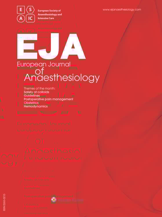 European Journal of Anaesthesiology online