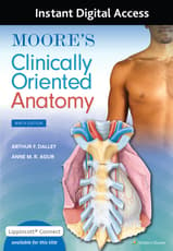 Moore's Clinically Oriented Anatomy 9e Lippincott Connect Instant Digital Access