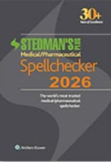 Stedman's Plus 2026 Medical/Pharmaceutical Spellchecker (Single User Download)
