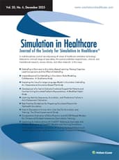 Simulation in Healthcare Online