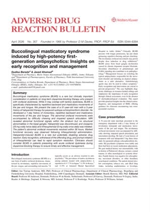 Adverse Drug Reaction Bulletin