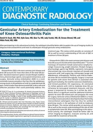 Contemporary Diagnostic Radiology Online