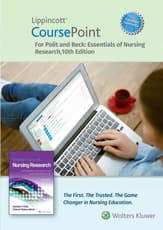 Lippincott CoursePoint Enhanced for Polit's Essentials of Nursing Research