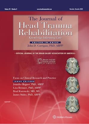 Journal of Head Trauma Rehabilitation