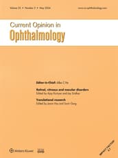 Current Opinion in Ophthalmology Online