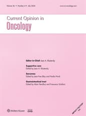 Current Opinion in Oncology Online