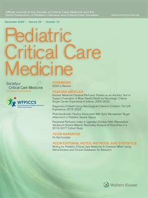 Pediatric Critical Care Medicine Online