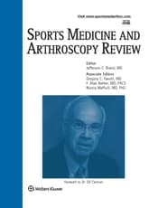 Sports Medicine and Arthroscopy Review Online