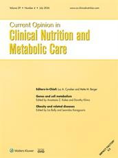 Current Opinion in Clinical Nutrition and Metabolic Care