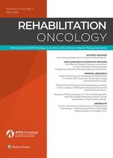 Rehabilitation Oncology Online