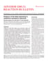 Adverse Drug Reaction Bulletin