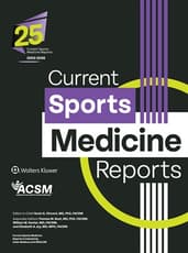 Current Sports Medicine Reports - Online Only