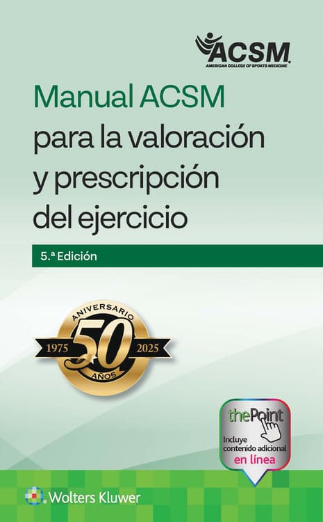 Manual ACSM para la valoración y prescripción del ejercicio