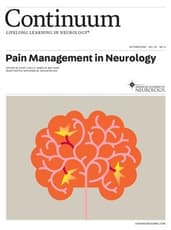 CONTINUUM - Pain Management in Neurology