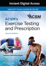 ACSM's Exercise Testing and Prescription 2e Lippincott Connect Instant Digital Access