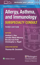 The Washington Manual Allergy, Asthma, and Immunology Subspecialty Consult