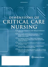 Dimensions of Critical Care Nursing