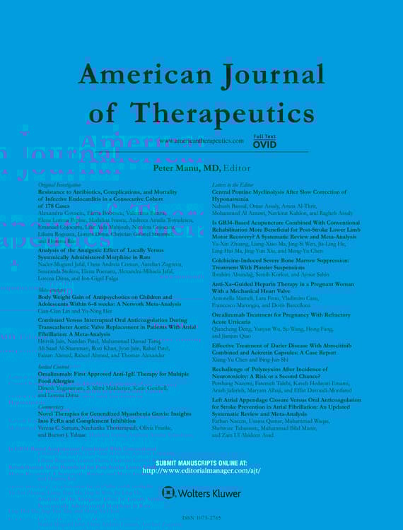 American Journal of Therapeutics