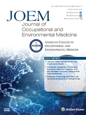 Journal of Occupational and Environmental Medicine Online