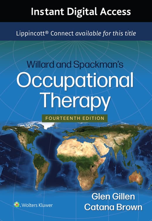 Willard and Spackman's Occupational Therapy 14e Lippincott Connect Instant Digital Access