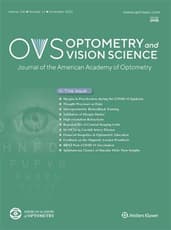 Optometry and Vision Science Online