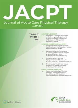 Journal of Acute Care Physical Therapy Online