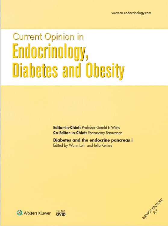 Current Opinion in Endocrinology, Diabetes and Obesity