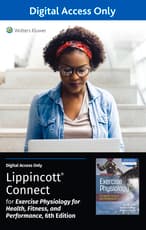 Exercise Physiology for Health Fitness and Performance 6e Lippincott Connect Standalone Digital Access Card