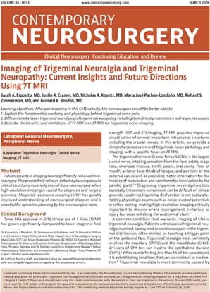Contemporary Neurosurgery