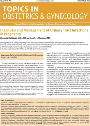 Topics in Obstetrics & Gynecology Online