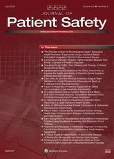 Journal of Patient Safety