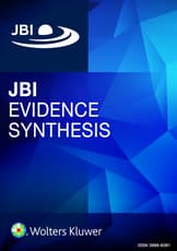 JBI Evidence Synthesis