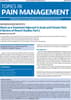 Topics in Pain Management Online