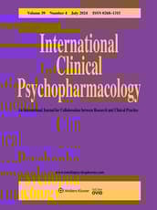 International Clinical Psychopharmacology