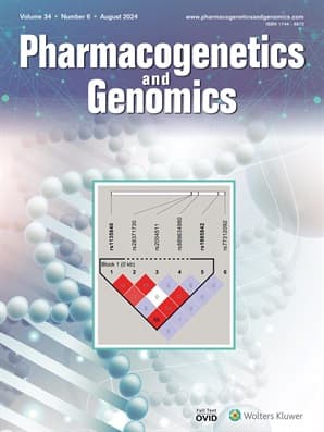 Pharmacogenetics and Genomics