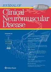Journal of Clinical Neuromuscular Disease Online