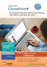 Lippincott CoursePoint+ Enhanced for Frandsen: Abrams' Clinical Drug Therapy